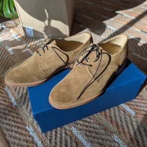 Todd Snyder x Sanders Archie Unconstructed Lace-Up Suede Derby